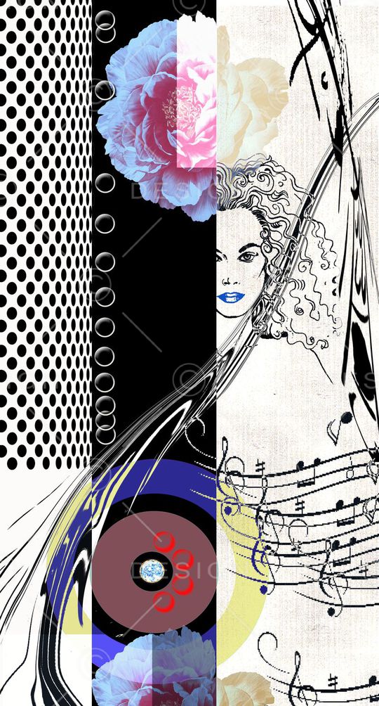 混合元素印花华亿平台图片