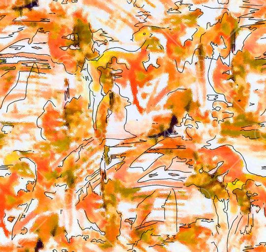 抽象印花华亿平台图片