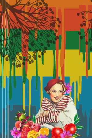 女人印花华亿平台图片