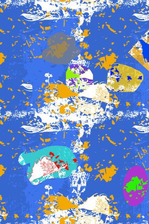 抽象印花华亿平台图片