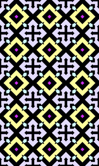 390406-原创菱形十字几何格子时尚女装衬衣