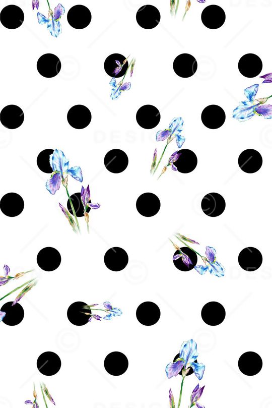 波点印花华亿平台图片