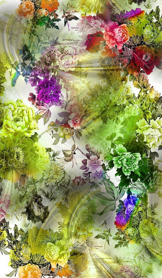 中国风印花华亿平台图片