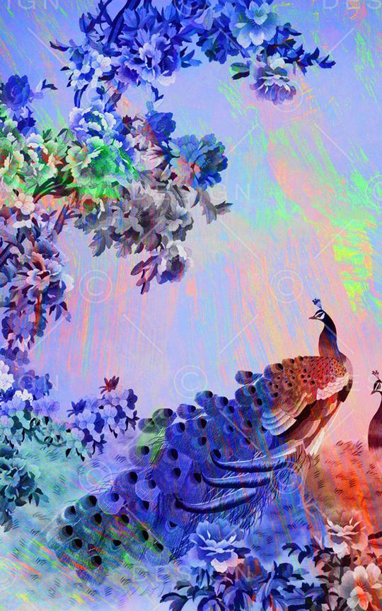 中国风印花华亿平台图片