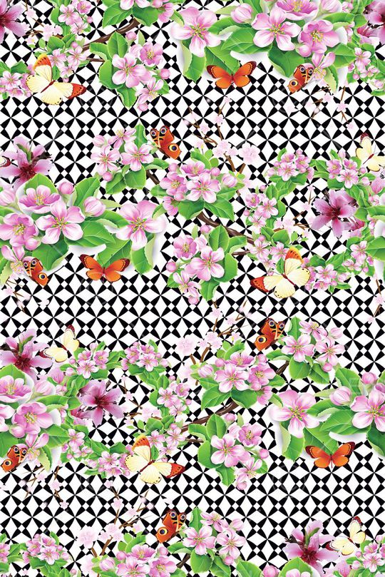 中国风印花华亿平台图片