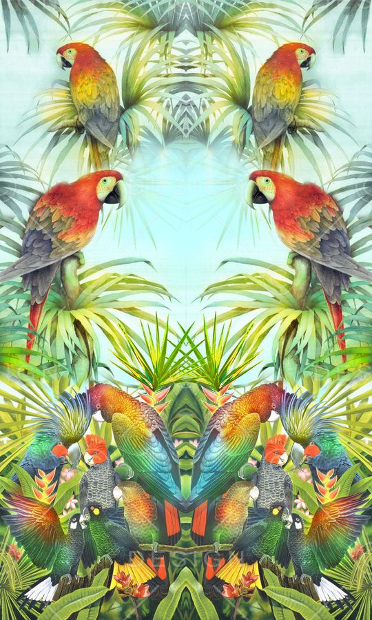 热带风印花华亿平台图片