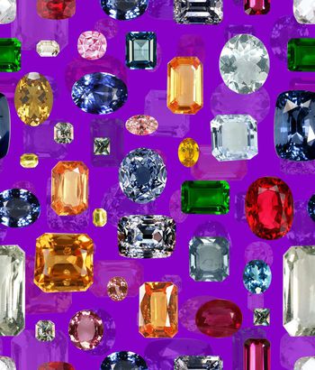 390629-多彩华丽时尚宝石组合