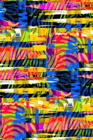 抽象印花华亿平台图片