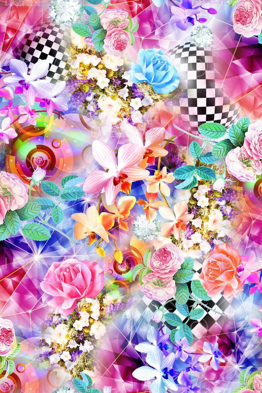 几何印花华亿平台图片