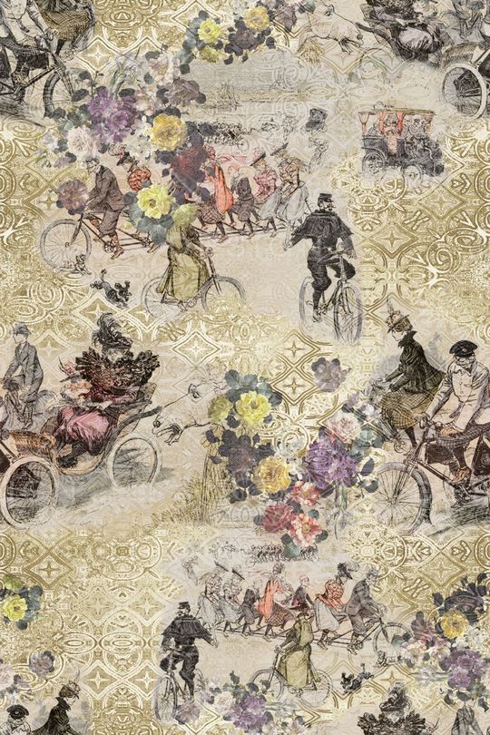 复古印花华亿平台图片