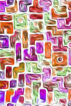 几何印花华亿平台图片