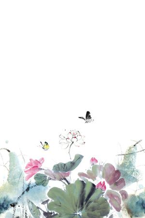 荷花印花华亿平台图片