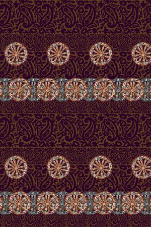 复古优雅印花华亿平台图片