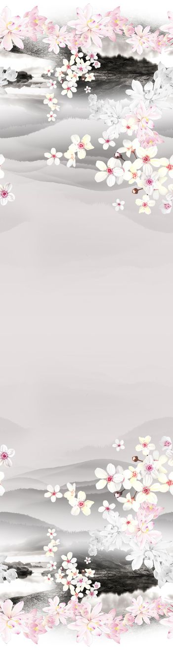 390938-撞色风景花卉