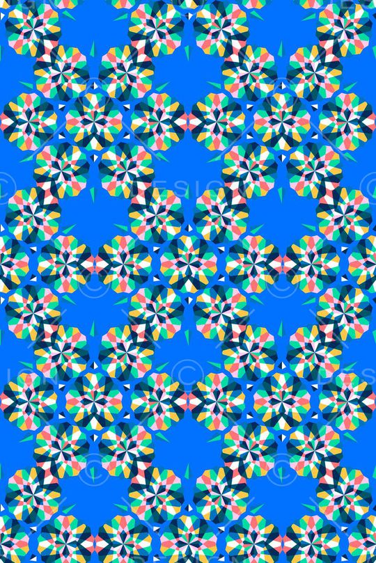 几何 色块 拼接印花华亿平台图片