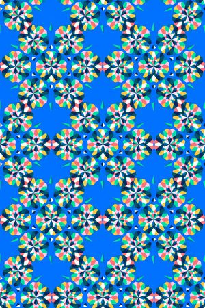 几何 色块 拼接印花华亿平台图片