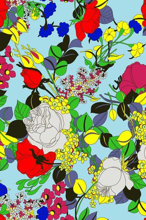 清新印花华亿平台图片