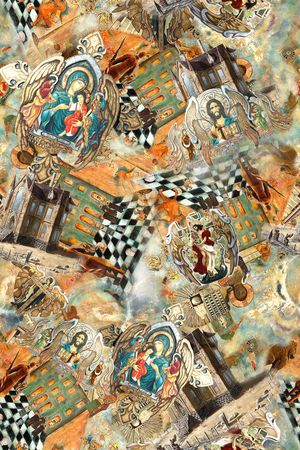 欧式印花华亿平台图片