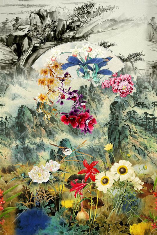 风景印花华亿平台图片