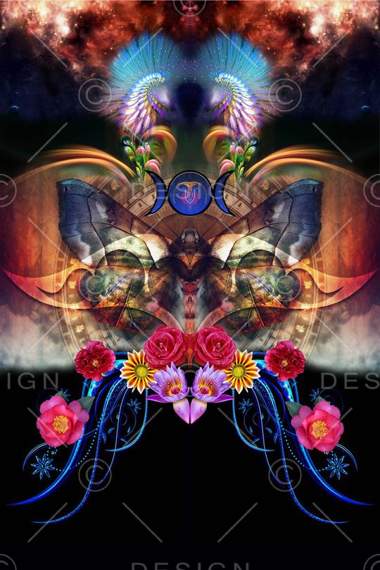 抽象印花华亿平台图片