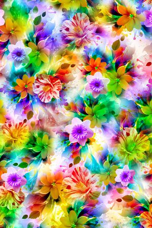 抽象印花华亿平台图片