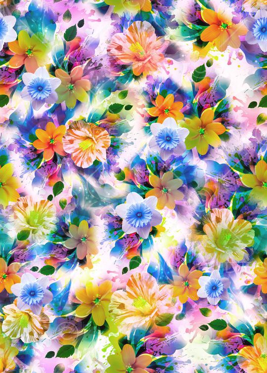 抽象印花华亿平台图片