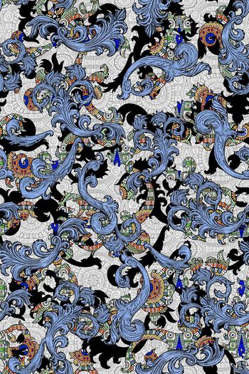 391138-欧式花纹民族风组合