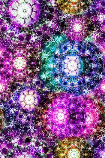 391145-多彩炫彩花纹组合