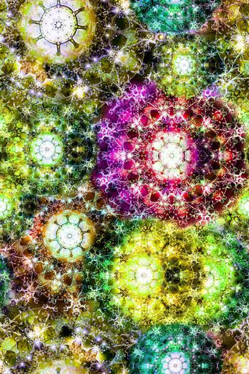 391146-多彩炫彩花纹组合