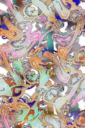 腰果印花华亿平台图片