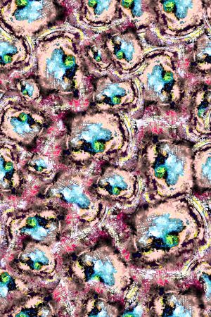 抽象印花华亿平台图片