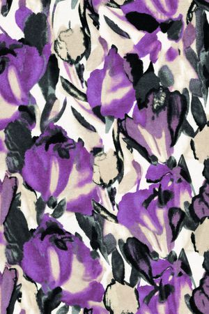 抽象花朵印花华亿平台图片