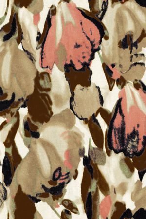 抽象花朵印花华亿平台图片