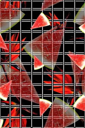 格子印花华亿平台图片