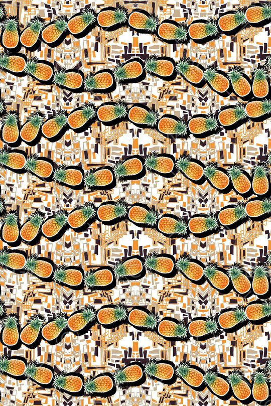 菠萝印花华亿平台图片