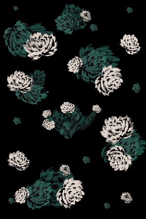 复古印花华亿平台图片