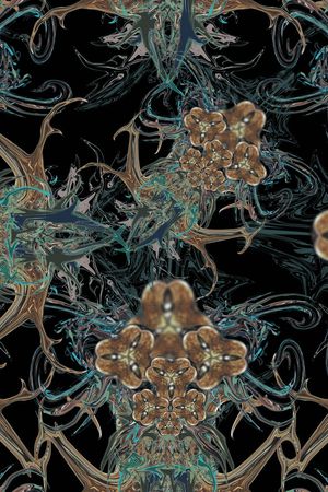 抽象印花华亿平台图片