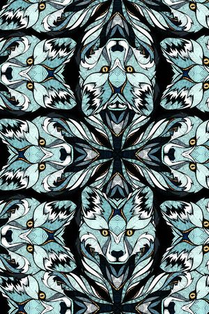 抽象印花华亿平台图片