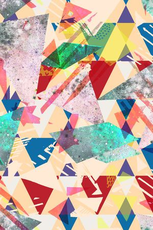 几何印花华亿平台图片