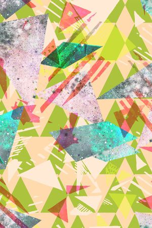 几何印花华亿平台图片