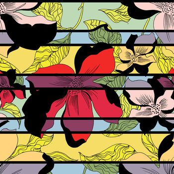 391368-条纹花卉组合