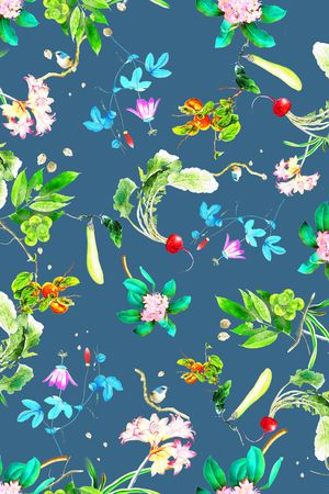 蔬菜印花华亿平台图片