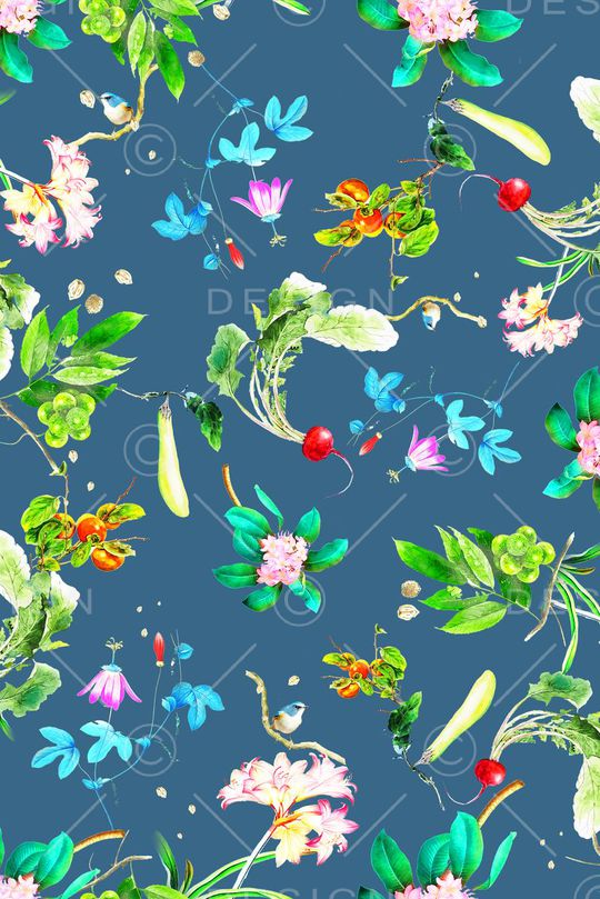 蔬菜印花华亿平台图片