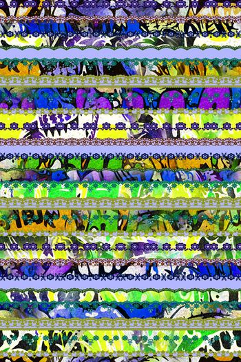 391509-条纹民族抽象组合