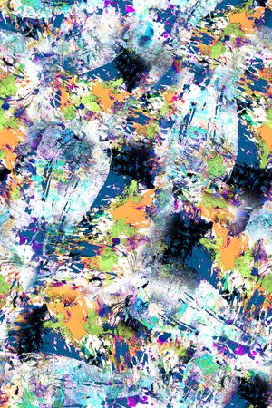 抽象印花华亿平台图片