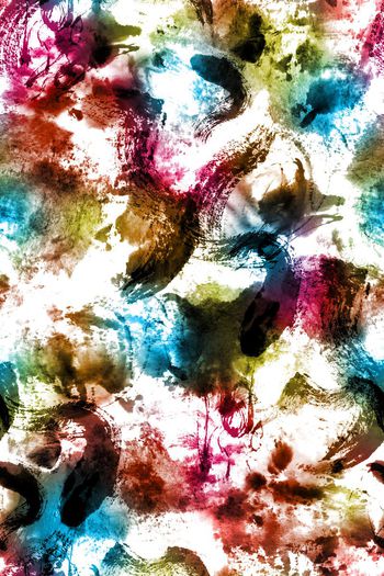 391518-抽象水墨水彩笔触