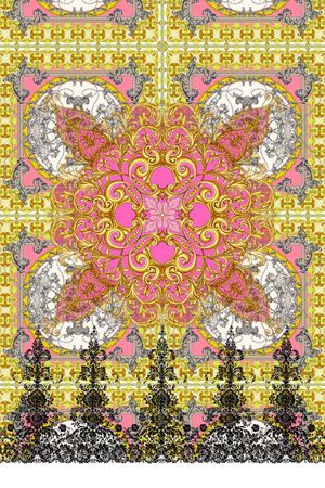 古典风印花华亿平台图片