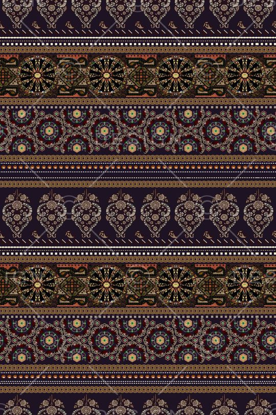 几何图案印花华亿平台图片