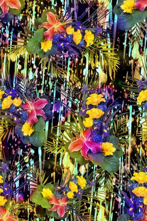 黑底印花华亿平台图片