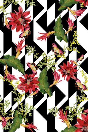 抽象印花华亿平台图片